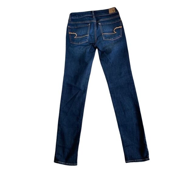American Eagle Skinny Jeans Dark Wash Size 2 - Picture 3 of 4